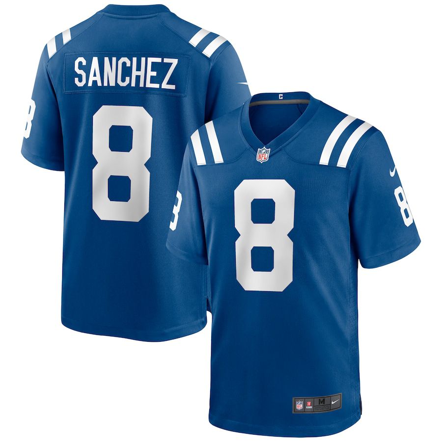 Men Indianapolis Colts #8 Rigoberto Sanchez Nike Royal Game NFL Jersey->indianapolis colts->NFL Jersey